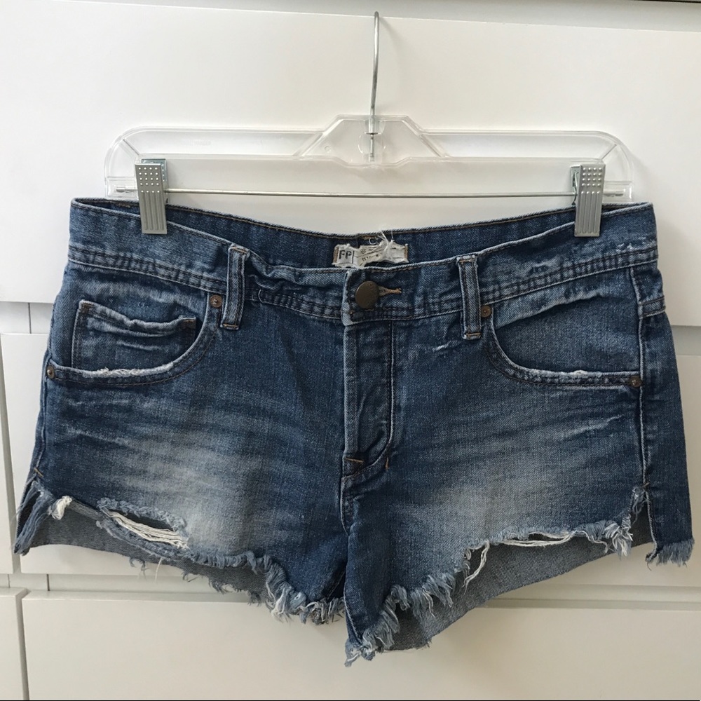 Free People denim cutoffs